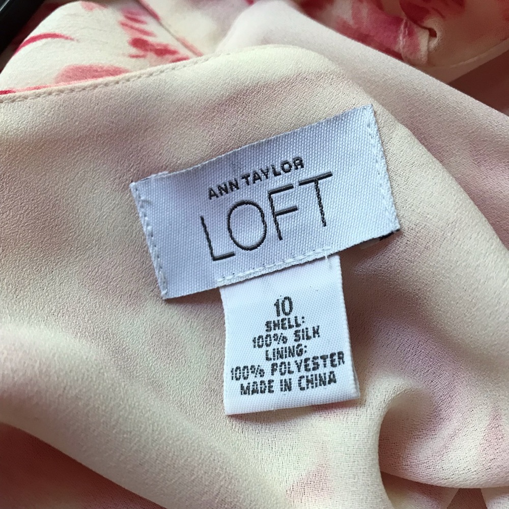 NWOT. Anna Taylor LOFT Silk Ruffles… - Picture 6 of 7